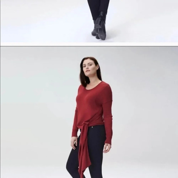 NWOT Unviersal standard Arenal tie burgundy tie sweater - Picture 12 of 12